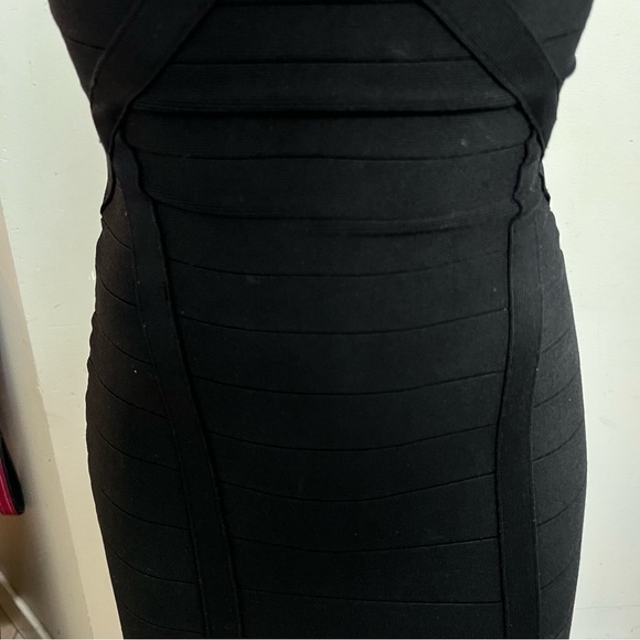Marciano Black Paradise Bandage Dress Size XS - Picture 3 of 10